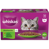 Whiskas Wet Cat Food Mixed Favourites In Gravy Pouch 18x85g