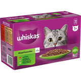 Whiskas Wet Cat Food Mixed Favourites In Gravy Pouch 18x85g