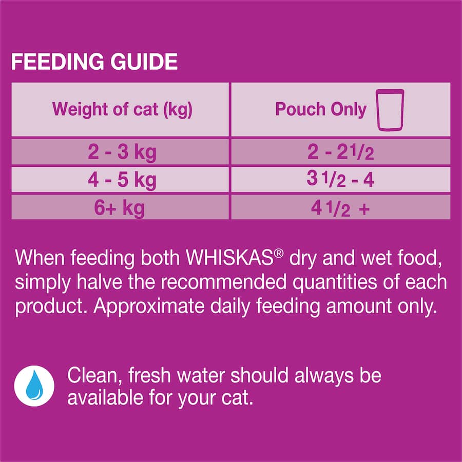 Whiskas Wet Cat Food Beef In Jelly Pouch 4x85g