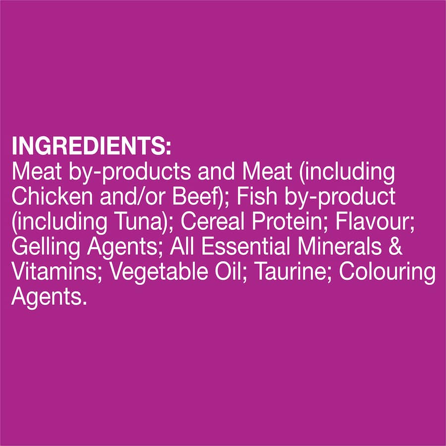 Whiskas Wet Cat Food Chicken Favourites In Jelly Bag 4x85g