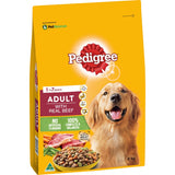 Pedigree Dry Dog Food With Real Beef Bag 8kg