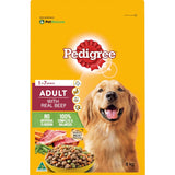 Pedigree Dry Dog Food With Real Beef Bag 8kg