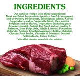 Premium dry dog food featuring kangaroo protein, whole grains, and vegetable protein for healthy digestion and muscle support.