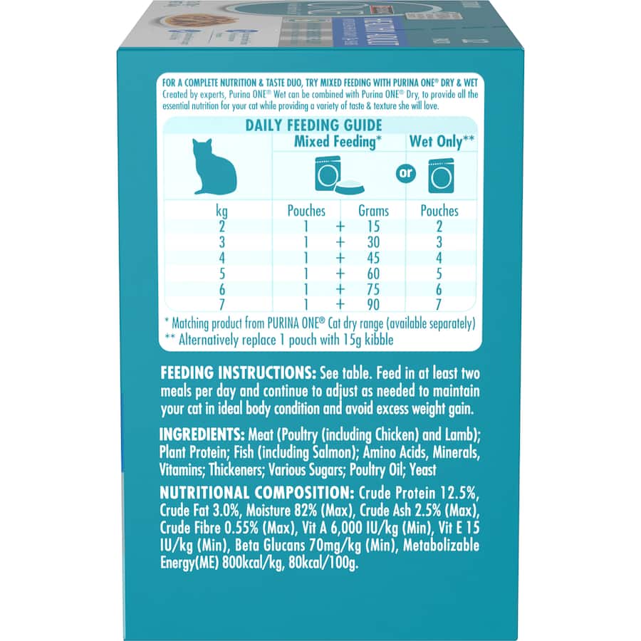 Premium wet cat food featuring real ocean fish and Immune Defence Plus+ for complete nutrition and healthy vitality.
