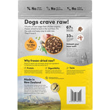 High-protein dry dog food featuring 33% freeze-dried cage-free chicken organs for optimal nutrition and flavor.