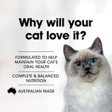 Fussy Cat Grain Free Dry Cat Food with Kangaroo & Sweet Potato, providing meat-rich nutrition for healthy digestion and lean muscle.
