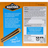 Baxters Small Breed Dental Sticks for dogs, featuring deep ridges for effective plaque removal and fresh breath.