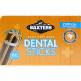 Baxters Small Breed Dog Treats Dental Sticks, promoting dental hygiene with flavorful chews for small dogs' health and fresh breath.