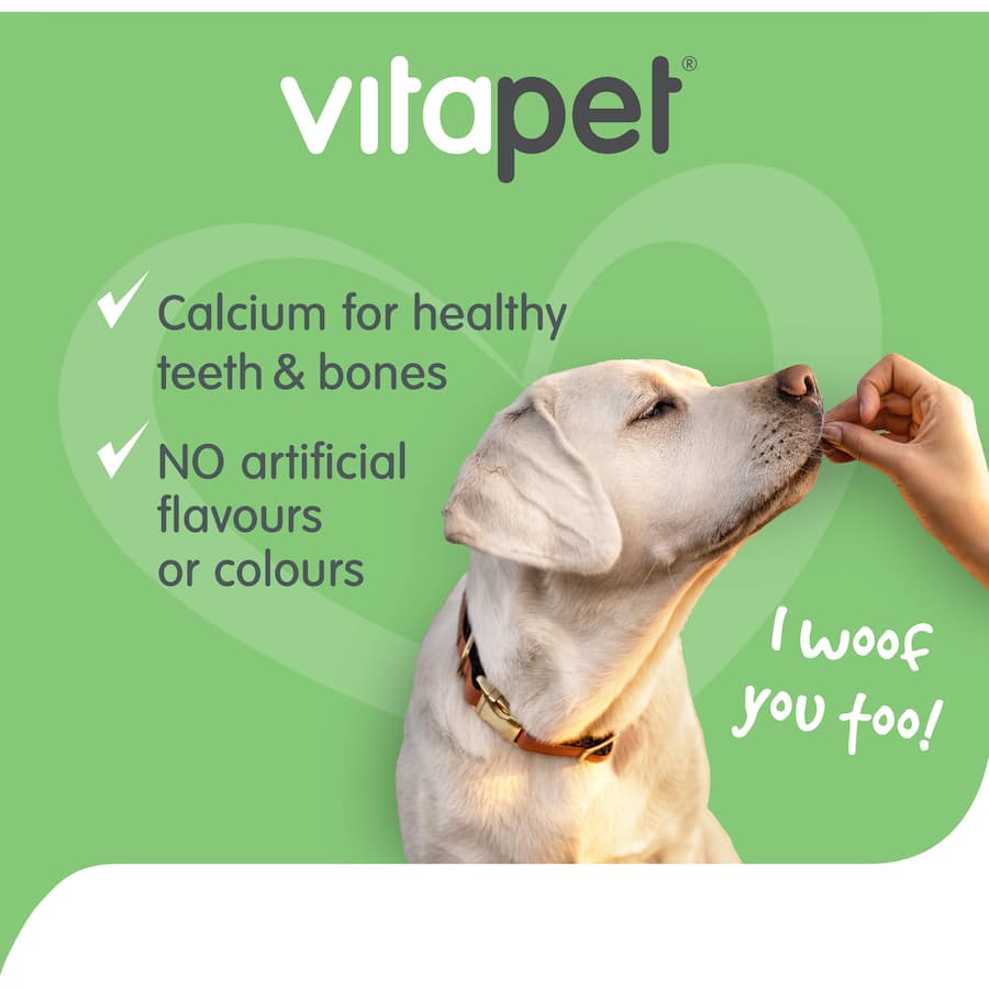 Delicious Vitapet Jerhigh Dog Treats Milky Sticks made with real meat, ideal for training and promoting healthy teeth and bones.