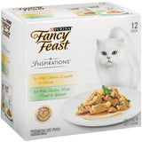 Gourmet wet cat food featuring real chicken, high in protein and enriched with essential vitamins for feline health.
