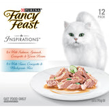 Fancy Feast Inspirations Wet Cat Food Salmon & Tuna Pouch 12x70g