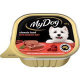 My Dog Wet Dog Food Gourmet Beef Meaty Loaf Tray 100g