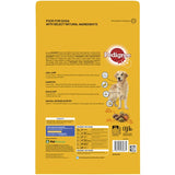 Pedigree 7+ Dry Dog Food with Real Turkey, designed for senior dogs, providing essential nutrients for health and vitality.