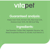 Vitapet Chewz Chicken Rawhide Mini Bone treats for dogs, high in protein, low in fat, and promote dental hygiene.