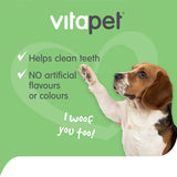 Vitapet Chewz Dog Treats Chicken Rawhide Bone Bag 1pack