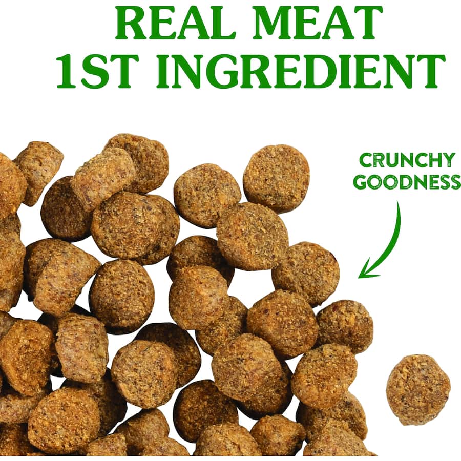 Natures Gift Sustain Dry Dog Food with chicken for healthy weight management, featuring 25% protein and wholesome vegetables.