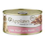 Applaws Wet Cat Food Tuna Fillet With Prawn Tin 70g