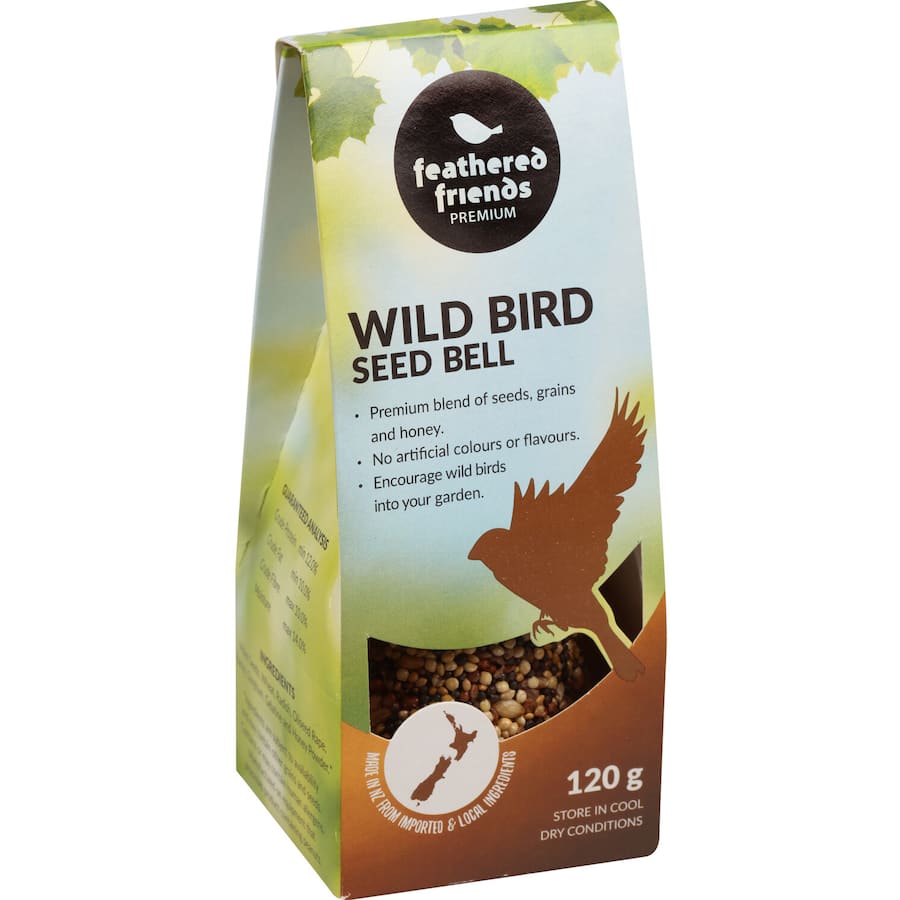 Feathered Friends Pet Treats Wild Bird Seed Bell Pouch 120g