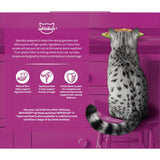 Whiskas Senior Wet Cat Food in jelly, 12 pouches of nutritious meals for cats 7+, promoting heart and urinary health.
