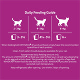 Whiskas Senior Wet Cat Food with 3 flavors, providing balanced nutrition and promoting heart and urinary health for cats 7+.