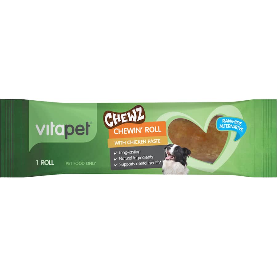 Vitapet Dog Treats Chewin Roll With Chicken Paste 1pack