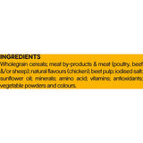 A 3kg bag of Pedigree Dry Dog Food with Real Beef, formulated for adult dogs to promote health, nutrition, and vitality.