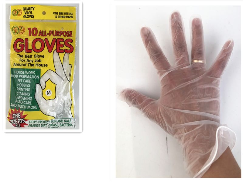 Pvc Gloves - White Medium (120pcs)