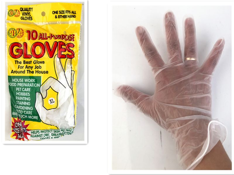 Pvc Gloves - White Xl (120pcs)