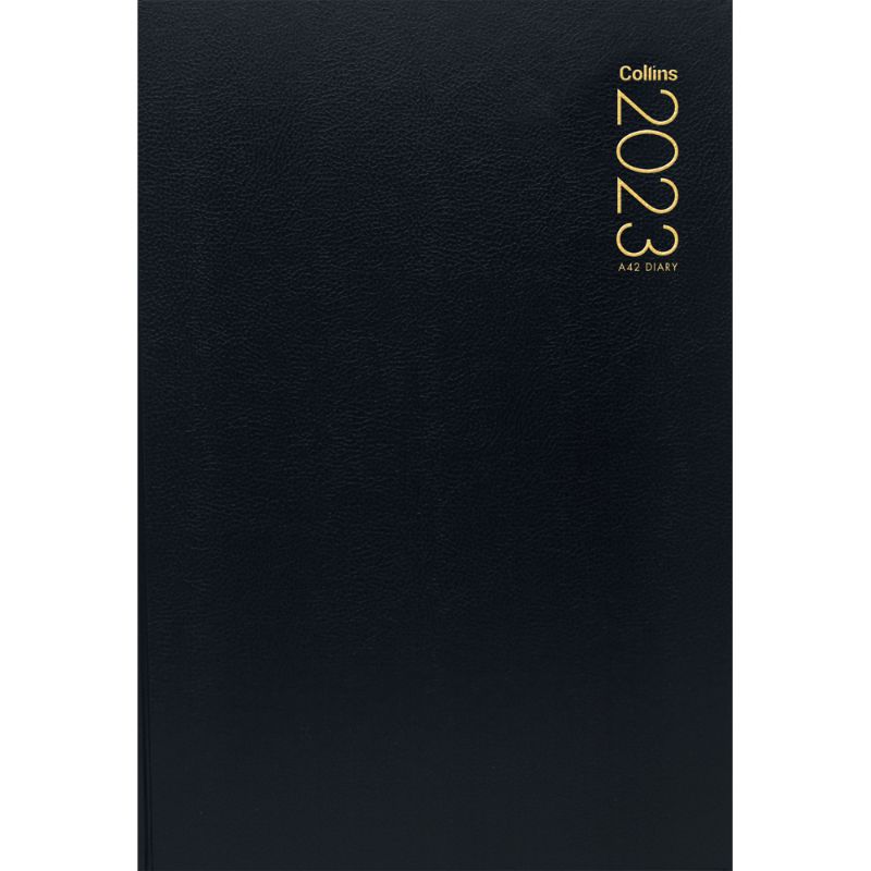 Collins Diary A42 Black Odd Year