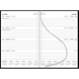 Collins Diary A43 Black Odd Year with hard cover, ribbon marker, and week-to-view layout for effective planning.