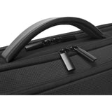 Lenovo Professional Briefcase for 15.6" notebooks, with padded pockets, multiple storage options, and trolley strap for easy travel.