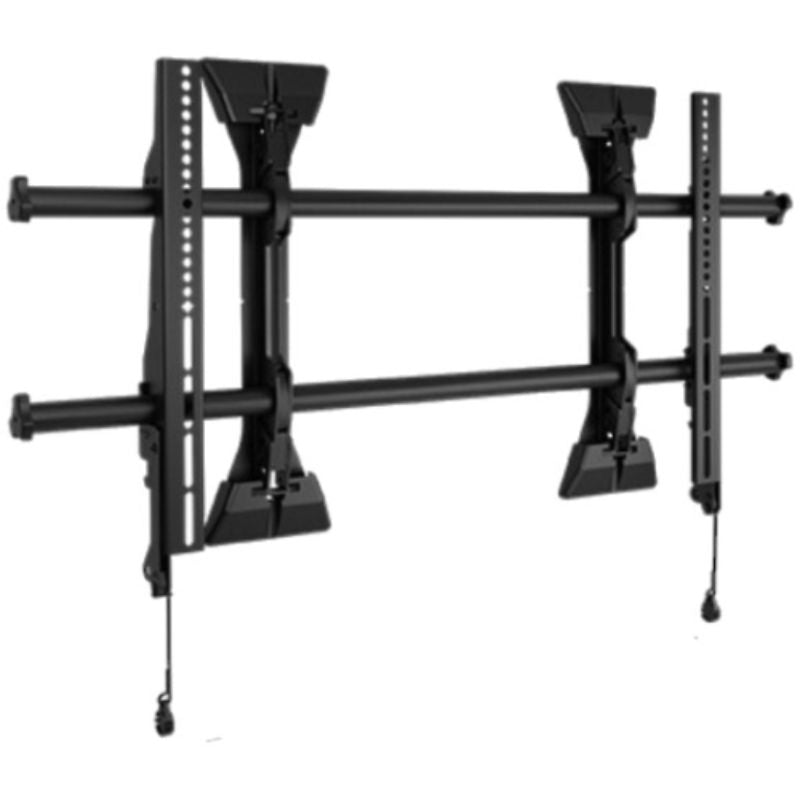 AV Supply LARGE FUSION MICRO-ADJUSTABLE FIXED WALL MOUNT ULTRA LOW-PROFILE HEIGH