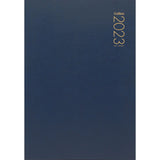 Collins Diary A41 Navy Odd Year: stylish navy diary with day-to-view layout, printed tabs, ribbon marker, and durable hardcover.