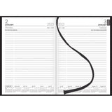 Collins Diary A51 Black Odd Year with sewn hard cover, ribbon marker, and day-to-view layout for organized scheduling.