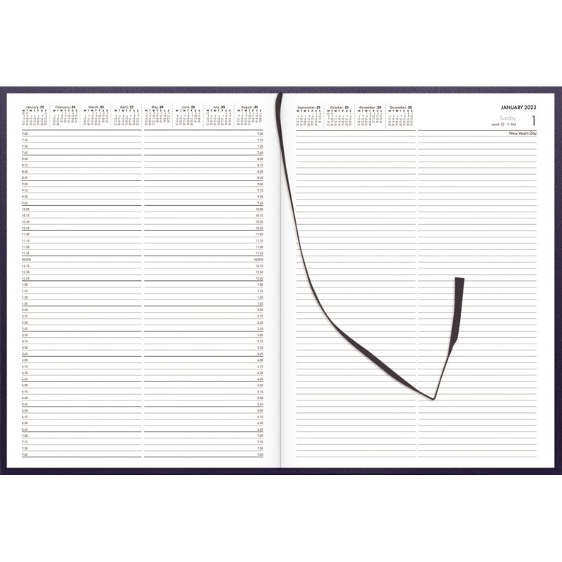 Milford A4 Interleaved Appointment Diary Odd Year