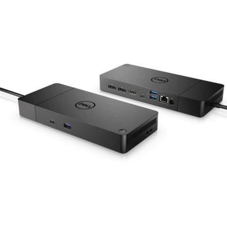 Dell WD19S Docking Station with 180W power, USB Type-C connectivity, supports dual FHD/QuadHD displays, perfect for productivity.