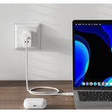 ALOGIC 2x32 Rapid Power 32W GaN Charger with USB-C (20W) and USB-A (12W) for efficient, fast charging on the go.