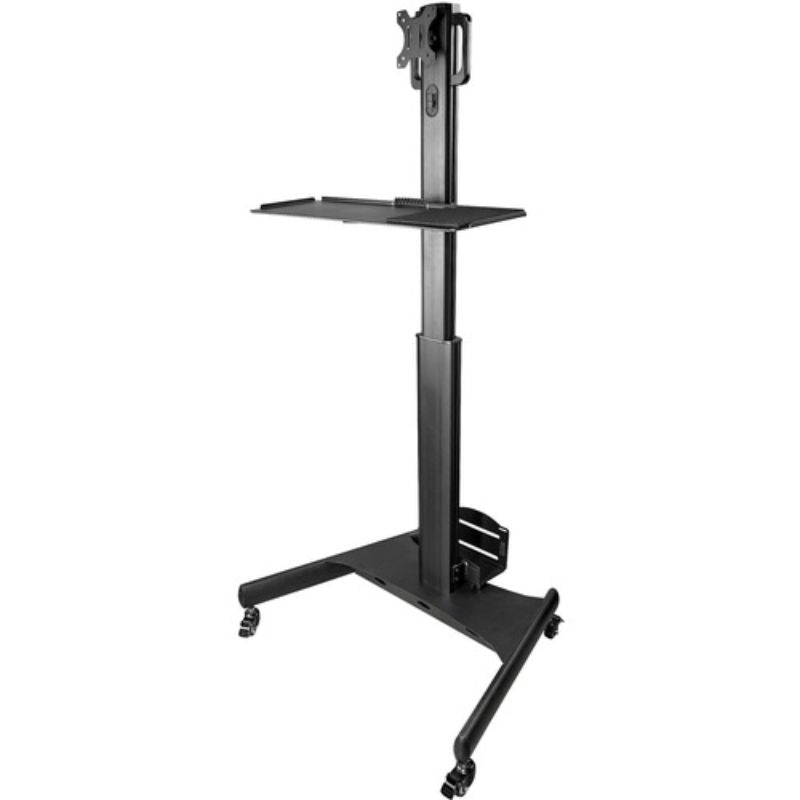 StarTech.com Mobile Cart - 9.98 kg Capacity - Steel - 645.2 mm Length x 850.9 mm