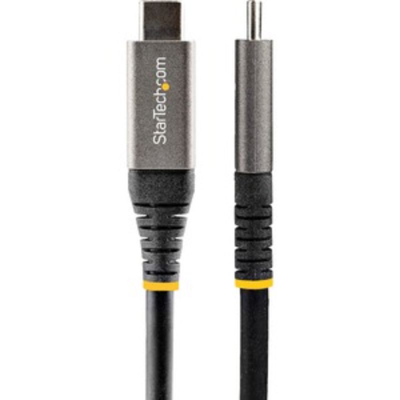 StarTech.com 50 cm USB-C Data Transfer Cable enables fast 10Gbps data transfer, 100W power delivery, and 8K video output.