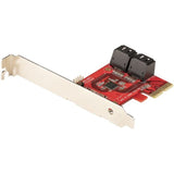 StarTech.com PCIe SATA Card - Serial ATA/600 - PCI Express 3.0 x4 - Plug-in Card