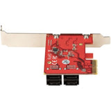 StarTech.com PCIe SATA Card - Serial ATA/600 - PCI Express 3.0 x4 - Plug-in Card