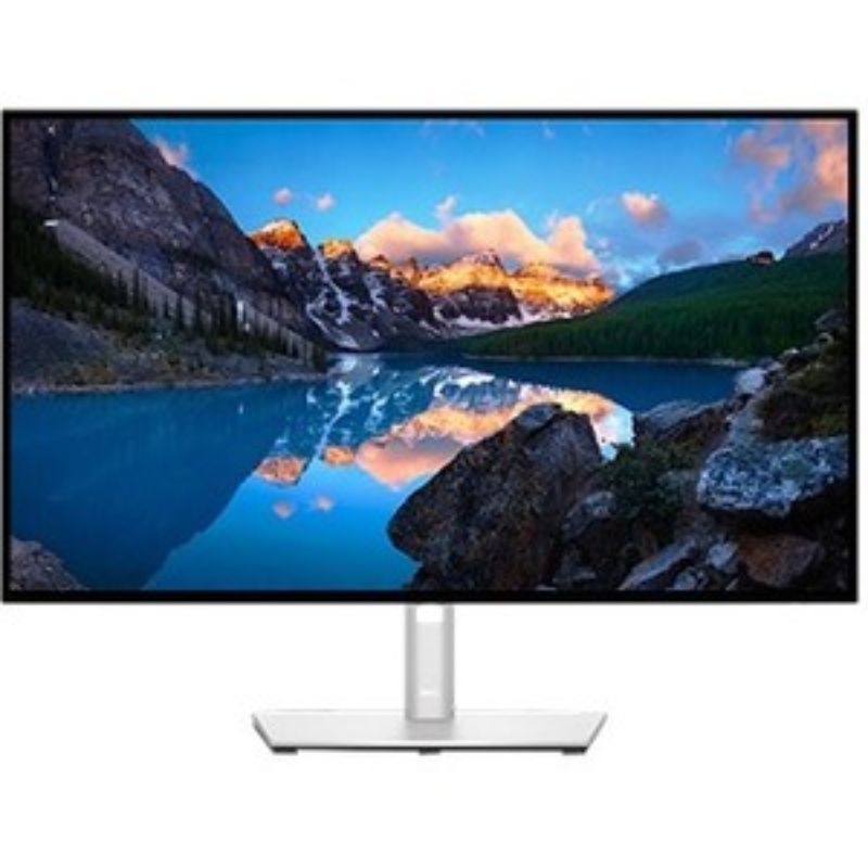 Dell UltraSharp U2723QE 27-inch 4K UHD monitor with IPS Black technology, offering vibrant colors, diverse connectivity, and multitasking features.