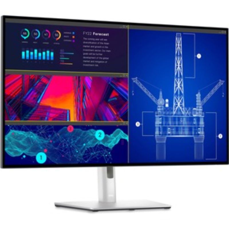 Dell UltraSharp U3223QE 31.5" 4K monitor with IPS Black tech, 2000:1 contrast, multiple connections, and KVM support.