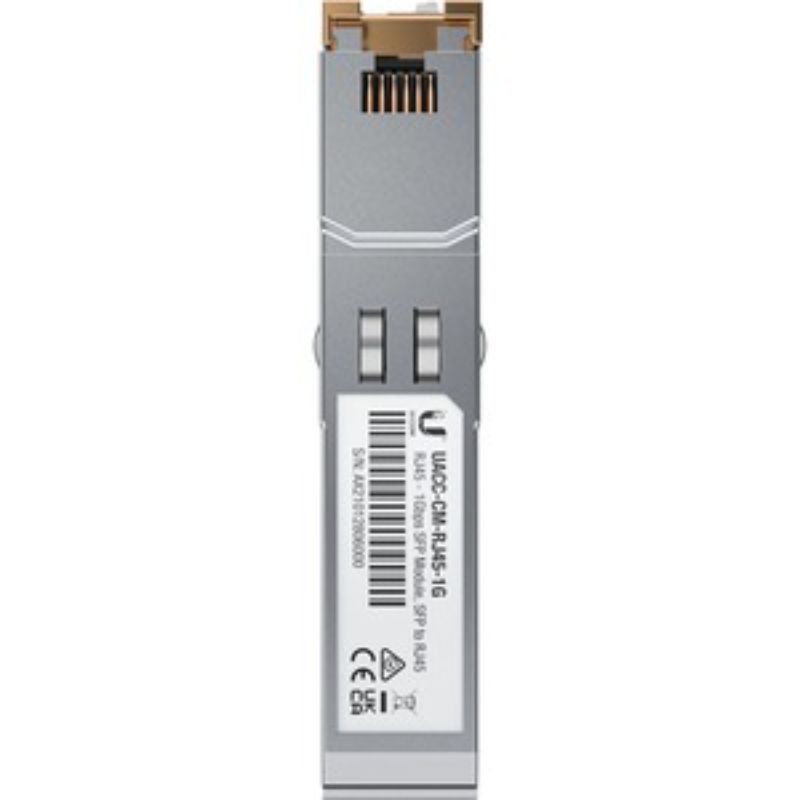 Ubiquiti SFP (mini-GBIC) Module - For Data Networking - 1 x RJ-45 10/100/1000Bas
