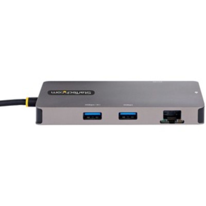 StarTech.com USB-C Docking Station with dual 4K HDMI outputs and 2 USB ports for enhanced productivity and connectivity.