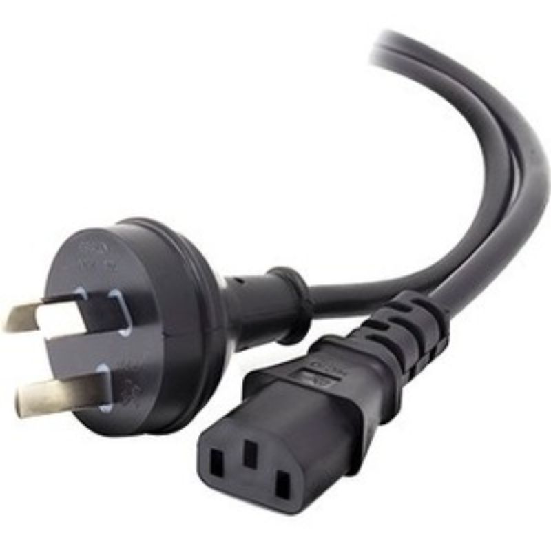 Alogic Standard Power Cord - For Computer - 250 V AC10 A - Black - 10 m Cord Len