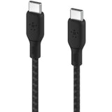 Belkin BOOST CHARGE 2m USB-C to USB-C cable, durable for charging and high-speed data transfer up to 100W and 480 Mbps.