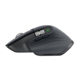 Logitech MX MASTER 3S wireless mouse with 8,000 DPI tracking, Quiet Clicks, and ergonomic design for ultimate productivity.