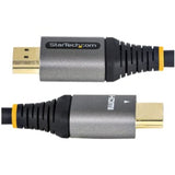 StarTech.com 5m HDMI A/V cable supports 4K at 60Hz, HDR10, Dolby Vision, with durable, corrosion-resistant connectors.