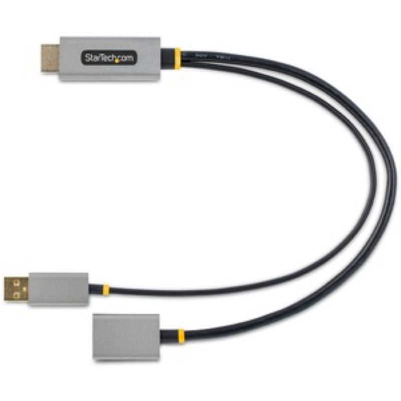 StarTech.com 1ft (30cm) HDMI to DisplayPort Adapter Cable Active 4K 60Hz HDMI 2.